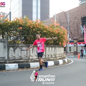 Race photo from SMARTFREN RUN 2026