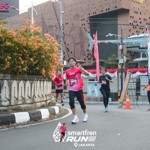 Race photo from SMARTFREN RUN 2026