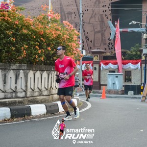 Race photo from SMARTFREN RUN 2026