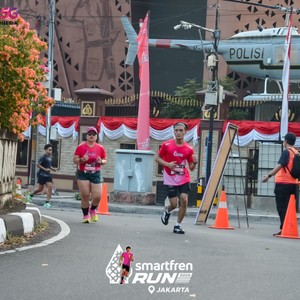 Race photo from SMARTFREN RUN 2026