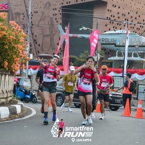 Race photo from SMARTFREN RUN 2026