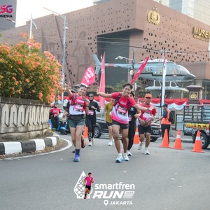 Race photo from SMARTFREN RUN 2026