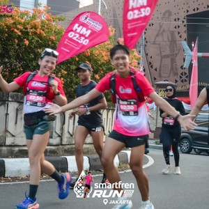 Race photo from SMARTFREN RUN 2026