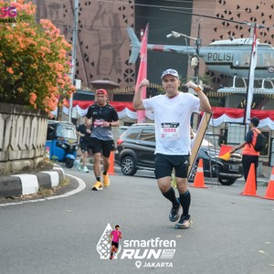 Race photo from SMARTFREN RUN 2026