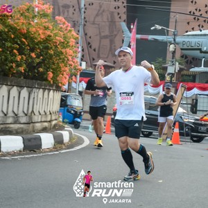 Race photo from SMARTFREN RUN 2026