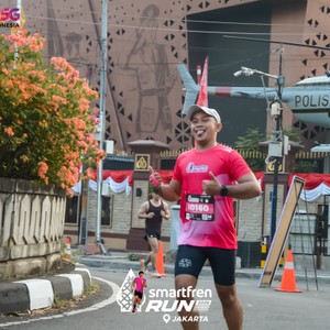 Race photo from SMARTFREN RUN 2026