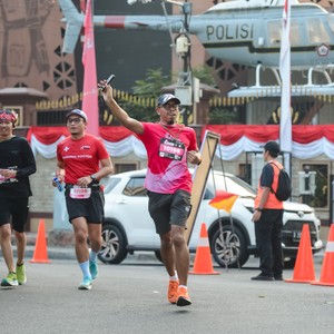 Race photo from SMARTFREN RUN 2026