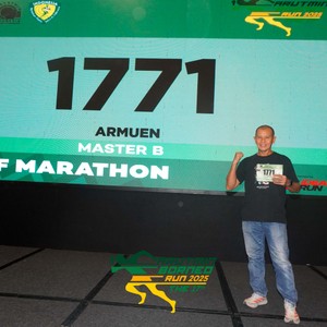 Race photo from ARUTMIN BORNEO RUN 2025