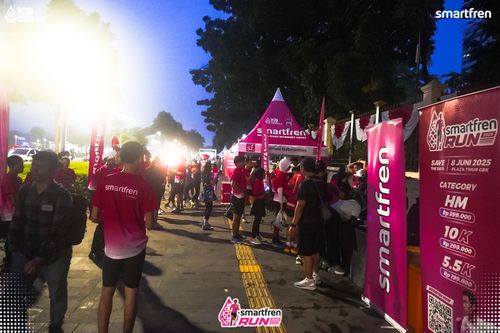 Race photo from Smartfren Run 2025 Vibes