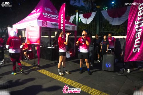 Race photo from Smartfren Run 2025 Vibes