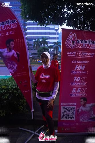 Race photo from Smartfren Run 2025 Vibes