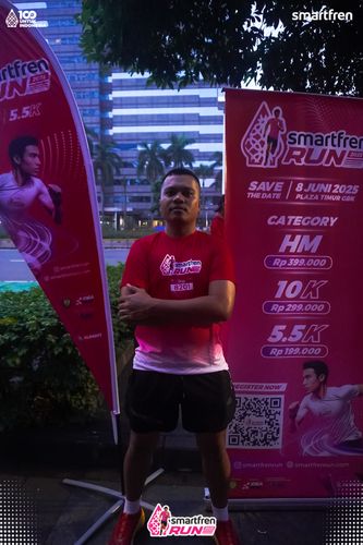 Race photo from Smartfren Run 2025 Vibes