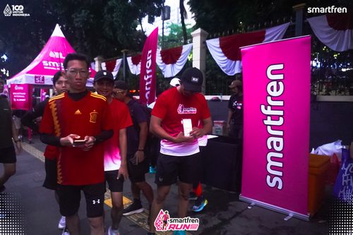 Race photo from Smartfren Run 2025 Vibes
