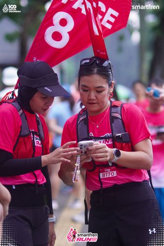 Race photo from Smartfren Run 2025 Vibes