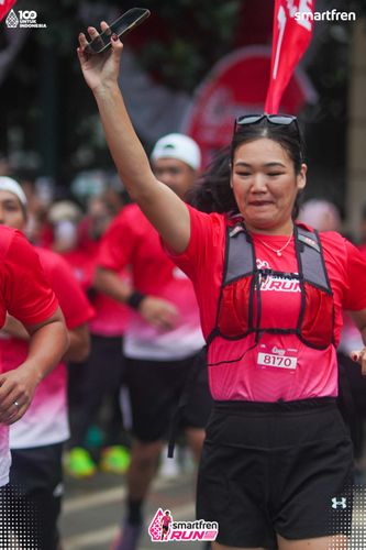 Race photo from Smartfren Run 2025 Vibes