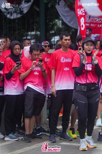 Race photo from Smartfren Run 2025 Vibes