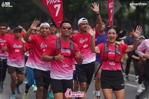 Race photo from Smartfren Run 2025 Vibes