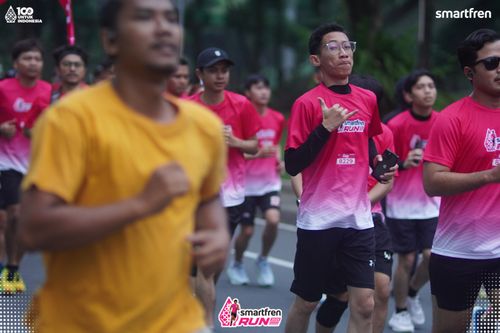 Race photo from Smartfren Run 2025 Vibes