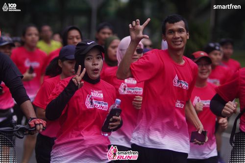 Race photo from Smartfren Run 2025 Vibes