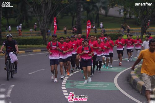 Race photo from Smartfren Run 2025 Vibes
