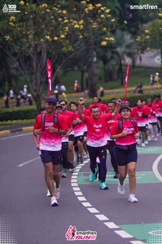 Race photo from Smartfren Run 2025 Vibes