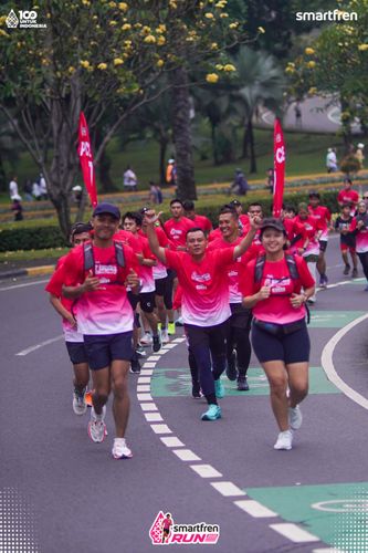 Race photo from Smartfren Run 2025 Vibes