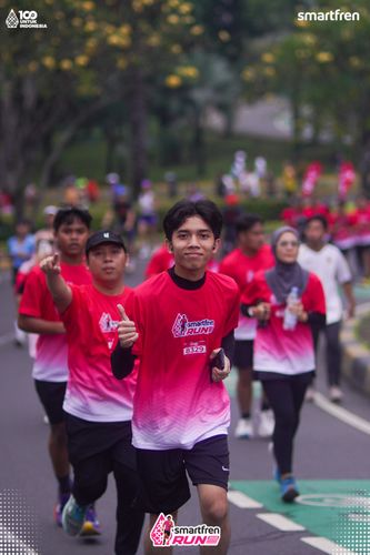 Race photo from Smartfren Run 2025 Vibes