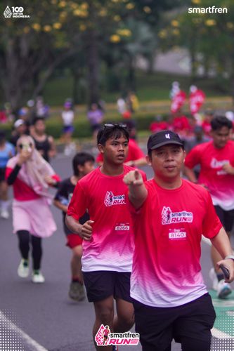 Race photo from Smartfren Run 2025 Vibes