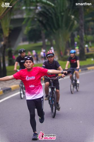 Race photo from Smartfren Run 2025 Vibes
