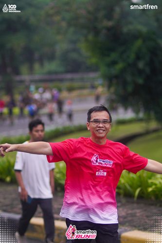 Race photo from Smartfren Run 2025 Vibes