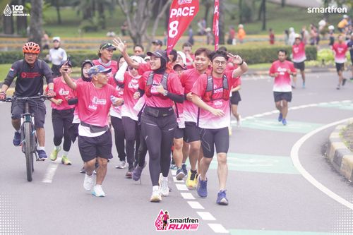 Race photo from Smartfren Run 2025 Vibes
