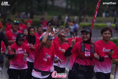 Race photo from Smartfren Run 2025 Vibes