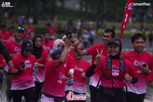 Race photo from Smartfren Run 2025 Vibes