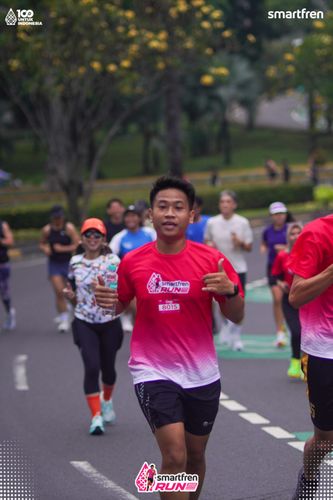 Race photo from Smartfren Run 2025 Vibes