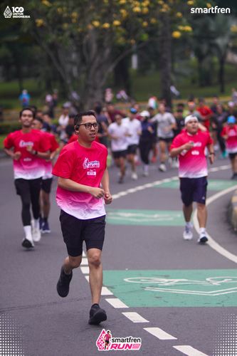Race photo from Smartfren Run 2025 Vibes