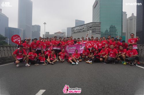 Race photo from Smartfren Run 2025 Vibes