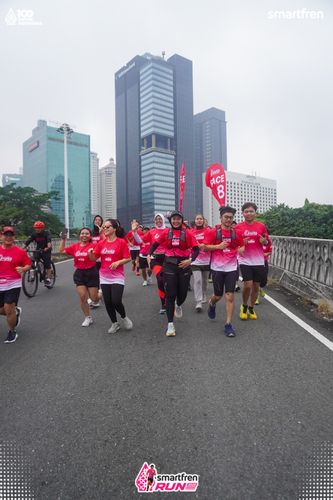 Race photo from Smartfren Run 2025 Vibes
