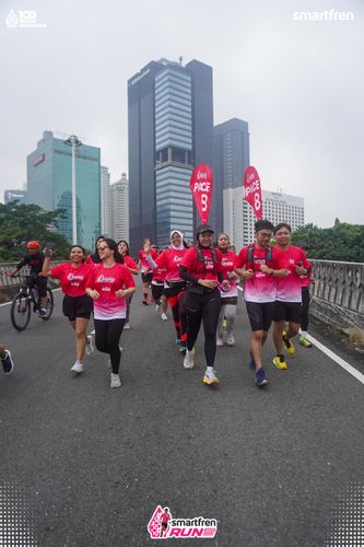 Race photo from Smartfren Run 2025 Vibes
