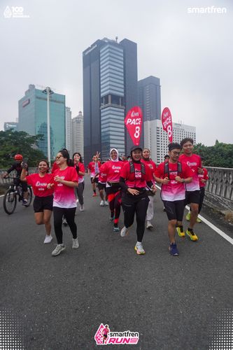 Race photo from Smartfren Run 2025 Vibes