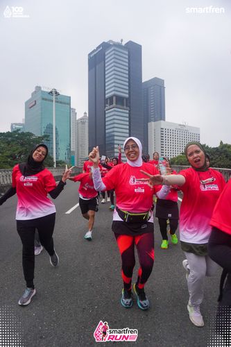 Race photo from Smartfren Run 2025 Vibes