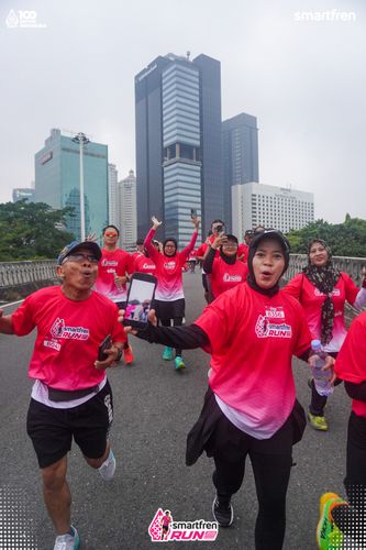 Race photo from Smartfren Run 2025 Vibes