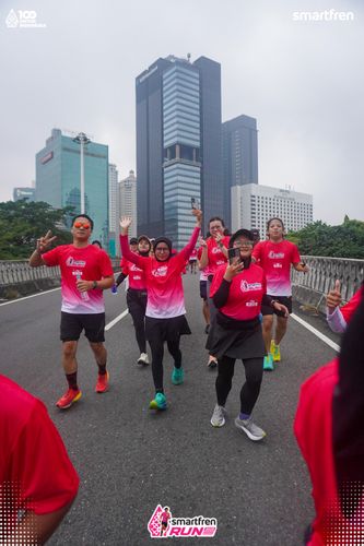 Race photo from Smartfren Run 2025 Vibes