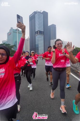 Race photo from Smartfren Run 2025 Vibes