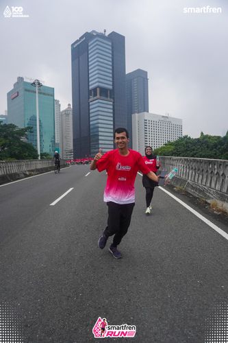 Race photo from Smartfren Run 2025 Vibes