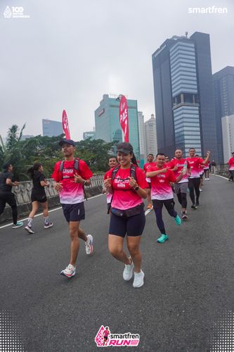 Race photo from Smartfren Run 2025 Vibes