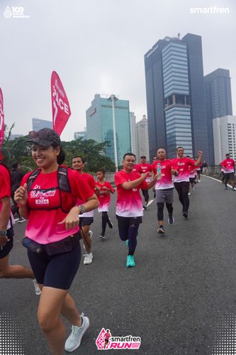 Race photo from Smartfren Run 2025 Vibes