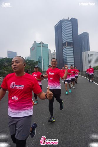 Race photo from Smartfren Run 2025 Vibes