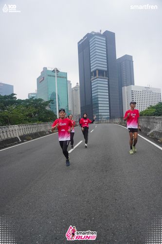 Race photo from Smartfren Run 2025 Vibes