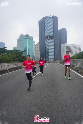 Race photo from Smartfren Run 2025 Vibes