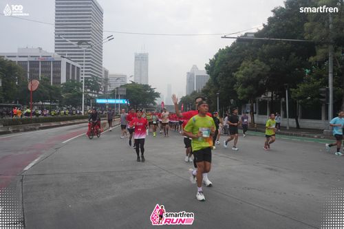 Race photo from Smartfren Run 2025 Vibes